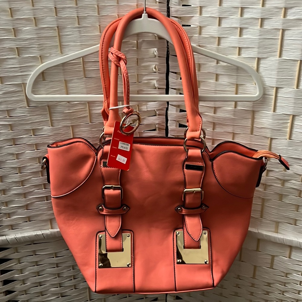 Sorrentino Peach Fashion Bag NWT